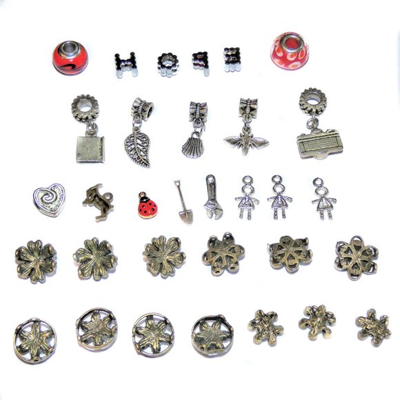 Vintage to Modern Charm Pendant HUGE Lot 30+ - Picture 3 of 3